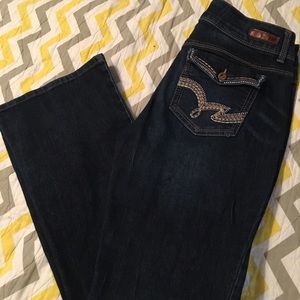 Size 13 LEI dark wash jeans